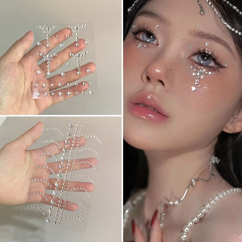 Electronics & Gadgets Icon - Face Stickers Shiny Crystal Tear Drop