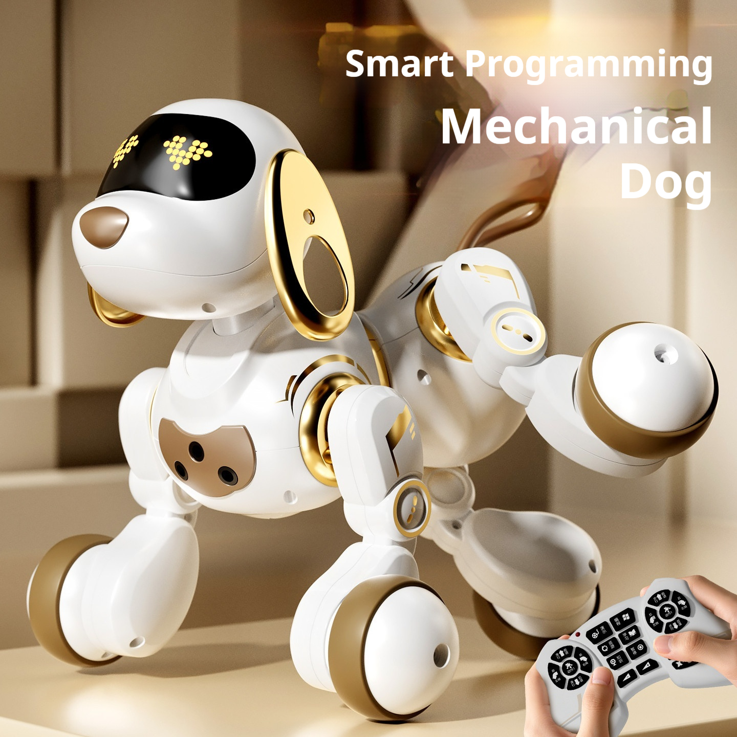 Electronic Gift - AI Smart Programmable Robotic Dog Remote