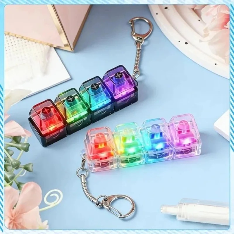 LED Keyboard Keychain /;Fidget - Electronics Gadgets For Kids recension och pris