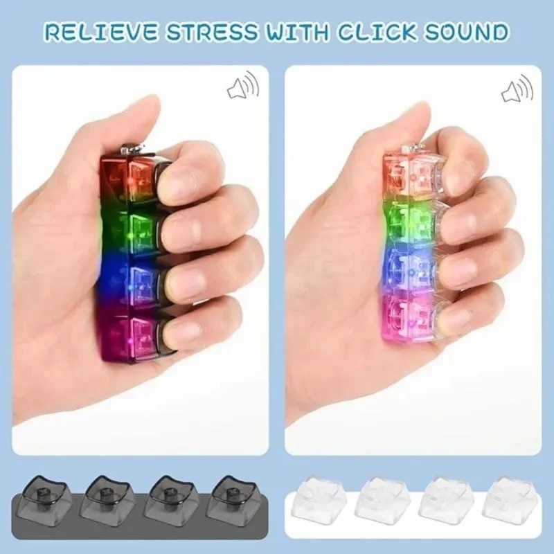 LED Keyboard Keychain /;Fidget - Electronics Gadgets For Kids recension och pris