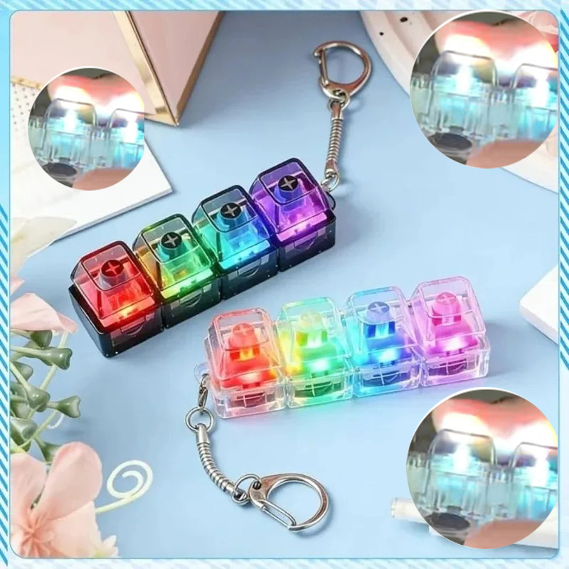 LED Keyboard Keychain/; Fidget - Electronics Gadgets For Kids recension och pris