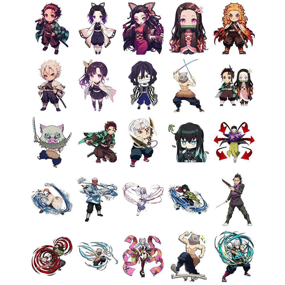 Demon Slayer stickers, cartoon - Mobile Electronics Gadgets recension och pris