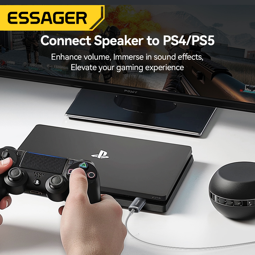 Essager USB Sound Card Externa - Usb Sound Card External recension och pris