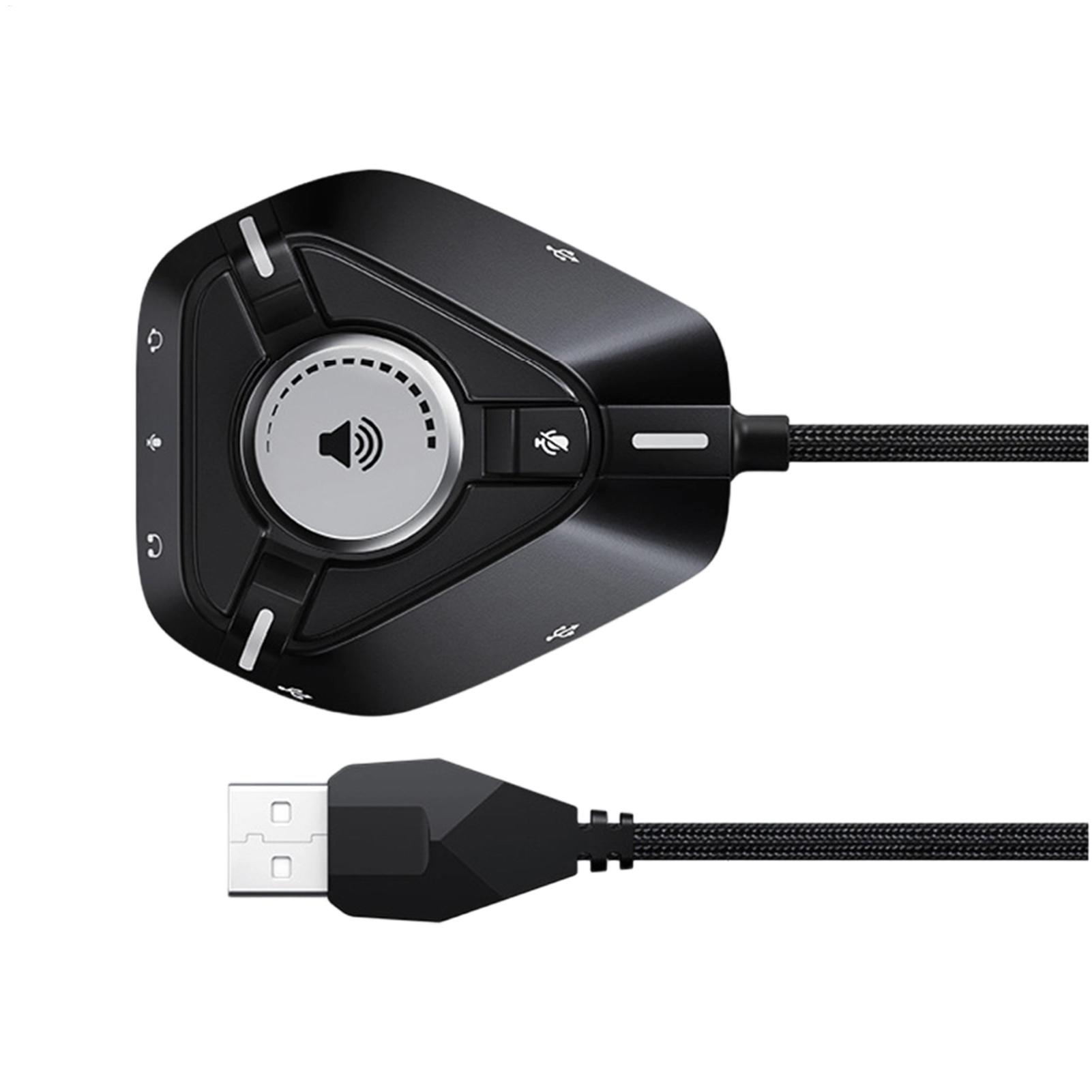6-in-1 External USB Sound Card - Usb Sound Card External recension och pris