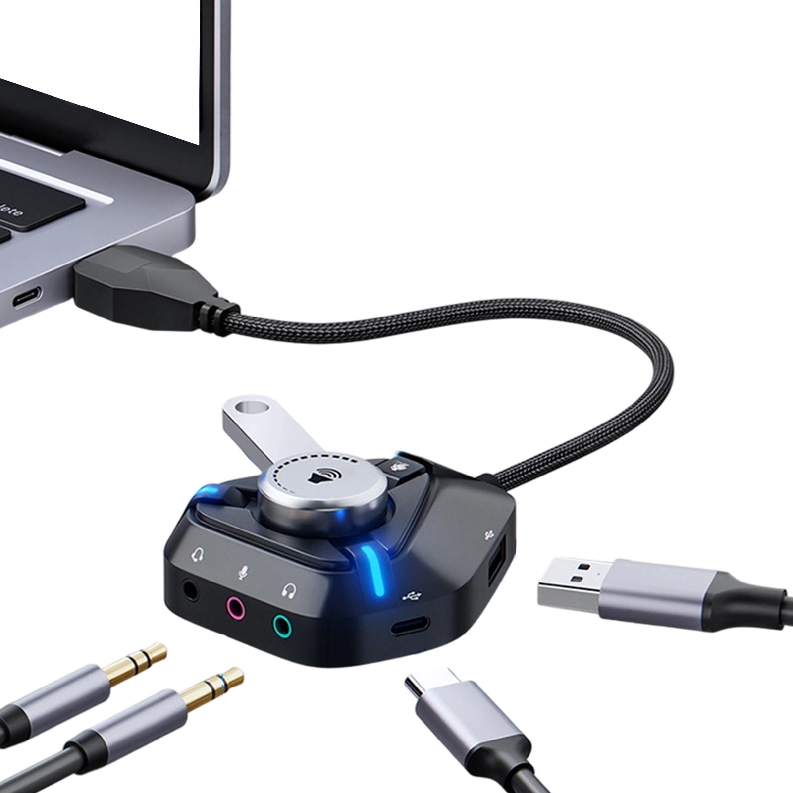 6-in-1 External USB Sound Card - Usb Sound Card External recension och pris