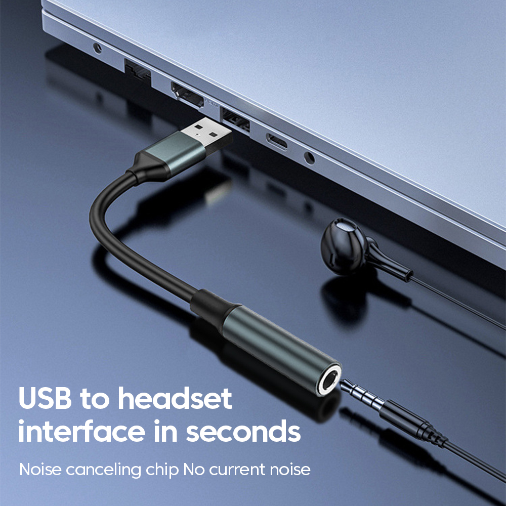 USB to 3.5MM Audio AUX Cable A - Usb Sound Card External recension och pris