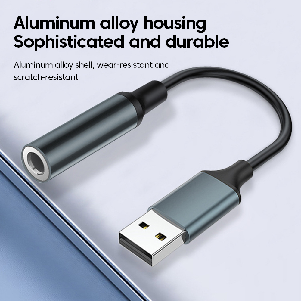 USB to 3.5MM Audio AUX Cable A - Usb Sound Card External recension och pris