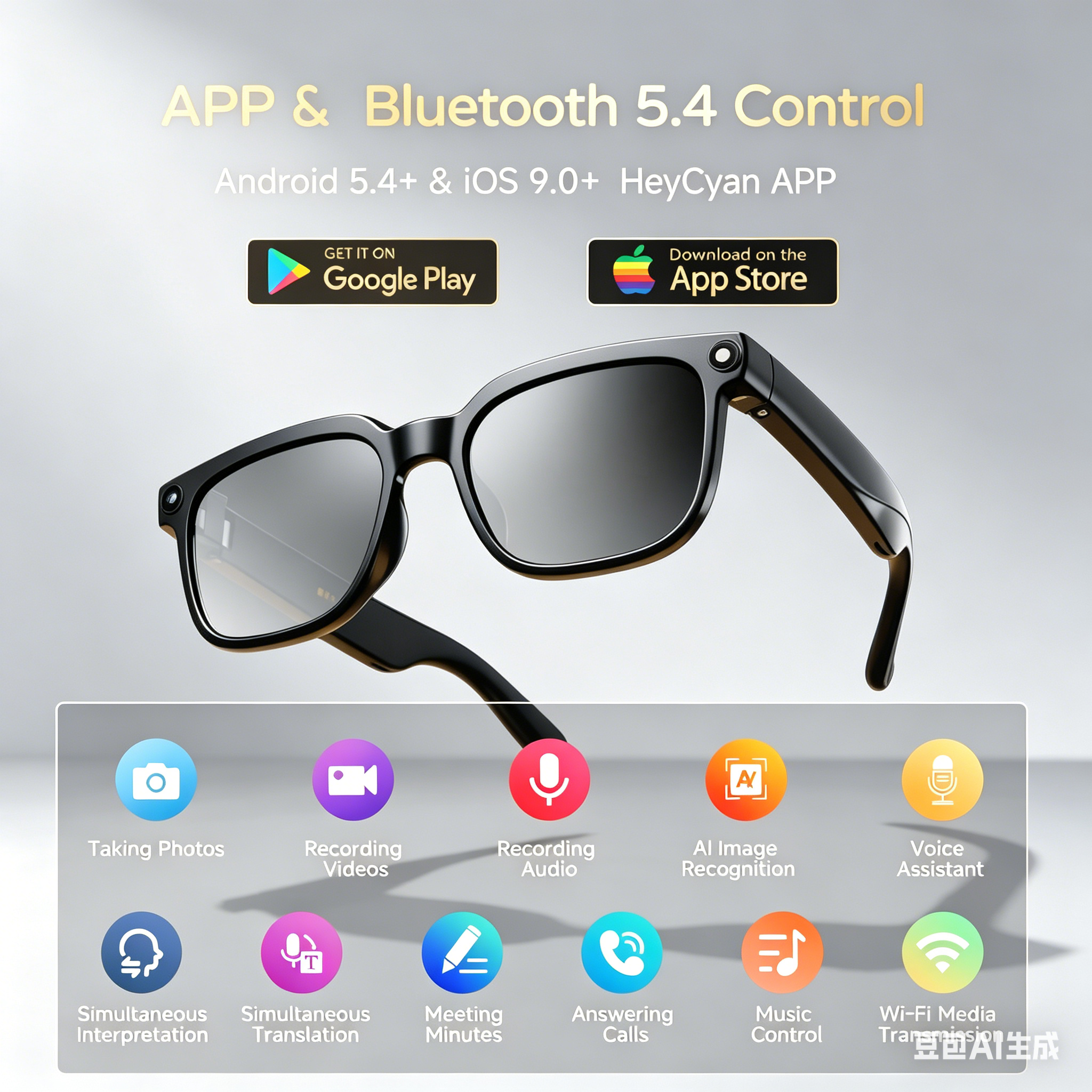 Amovan 2026 Smart Glasses AI 4 - Smart Glasses Ar recension och pris
