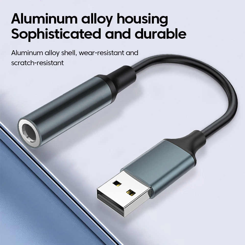 USB to 3.5mm Audio Jack Adapte - Usb Sound Card External recension och pris