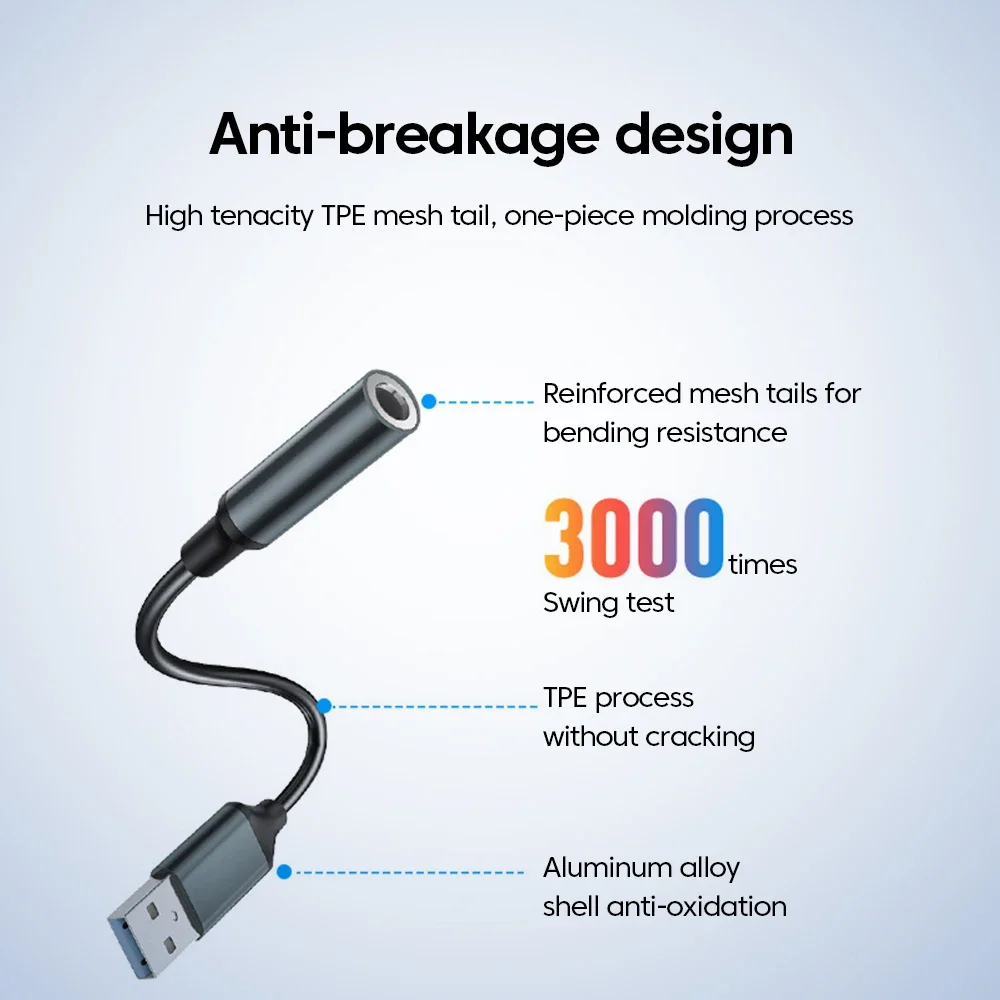 USB to 3.5mm Audio Jack Adapte - Usb Sound Card External recension och pris