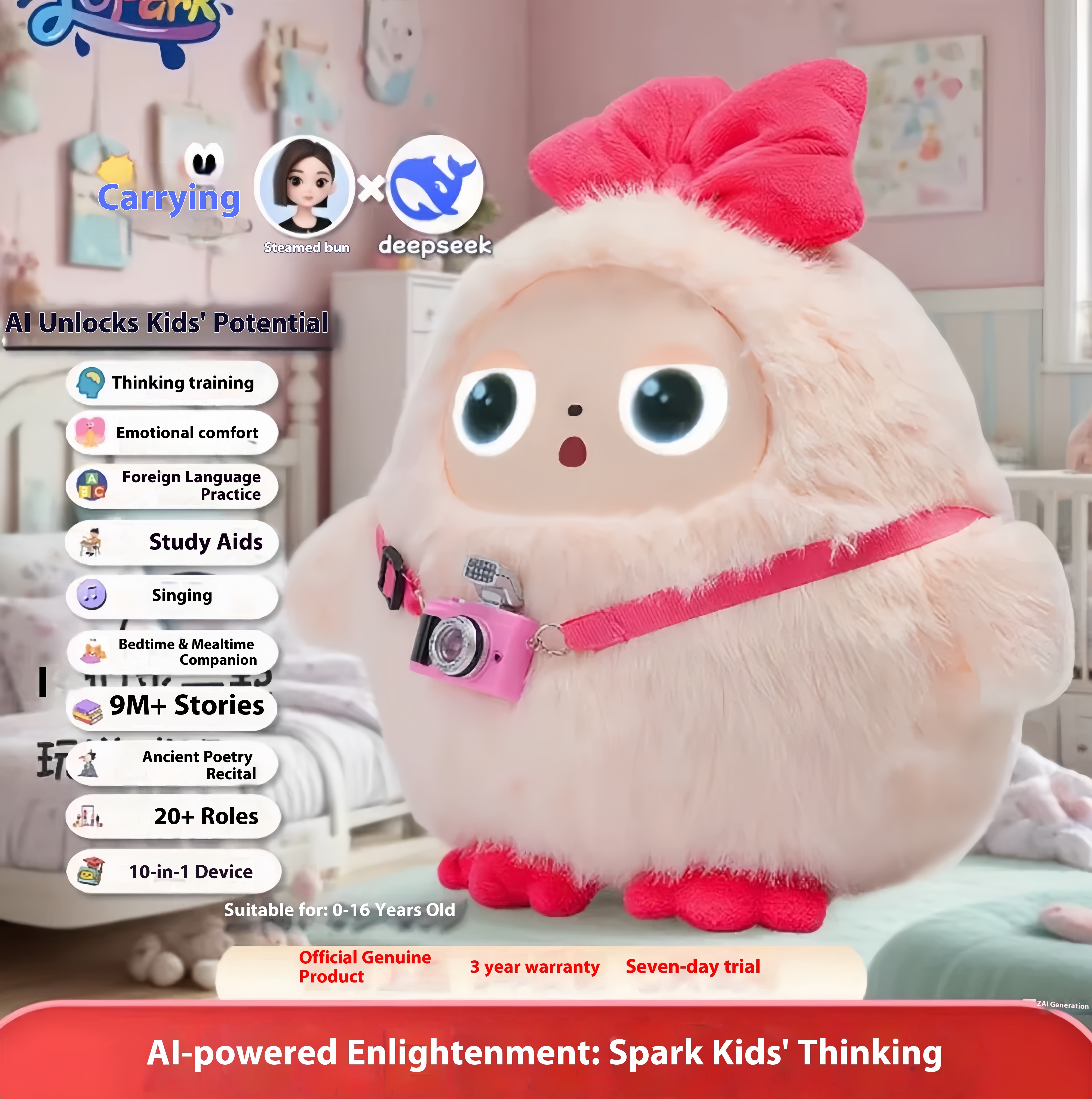 Ai Chat Intelligent Toy Intera - Electronic Gift recension och pris