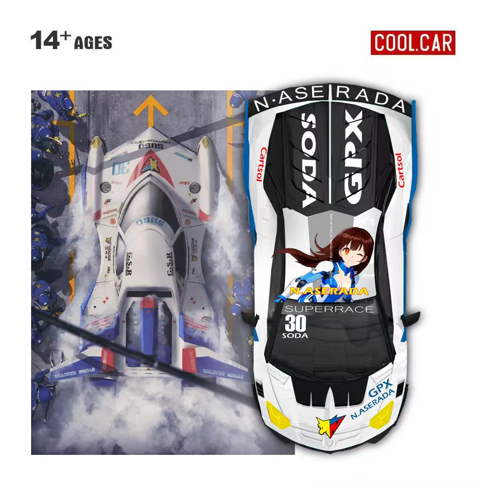 Cool Car 1:64 GTEVO Superrace  - Electronic Gift recension och pris