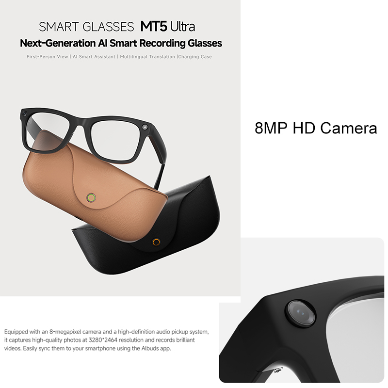 2026 Genuine Leather 2000Mah C - Smart Glasses Ar recension och pris