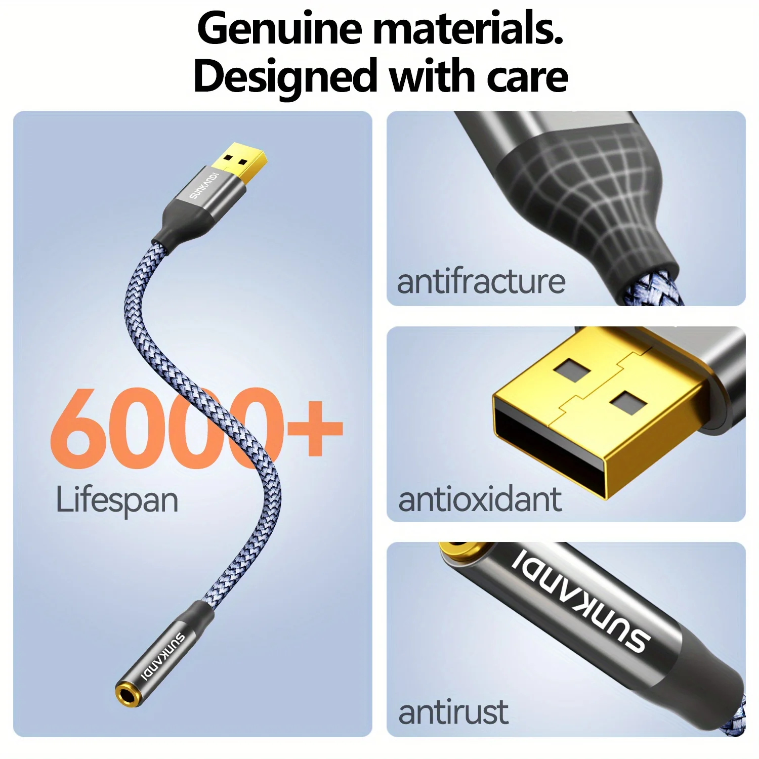 SUNKANDI USB to 3.5mm Audio Ja - Usb Sound Card External recension och pris
