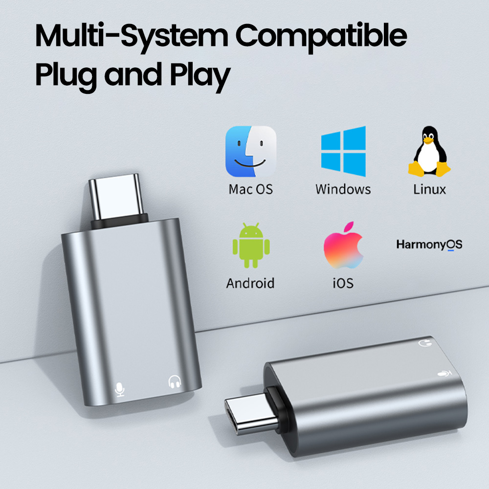 Elough Type C To 3.5mm Externa - Usb Sound Card External recension och pris