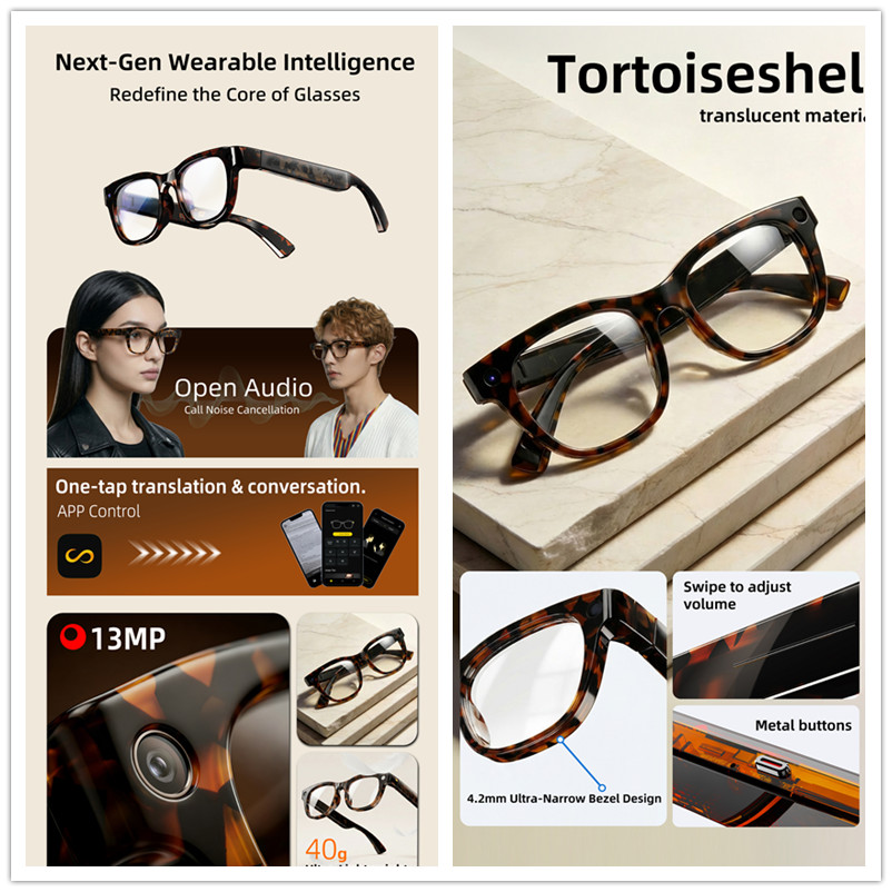 Hiwego 2026 New12K HD AI Smart - Smart Glasses Ar recension och pris