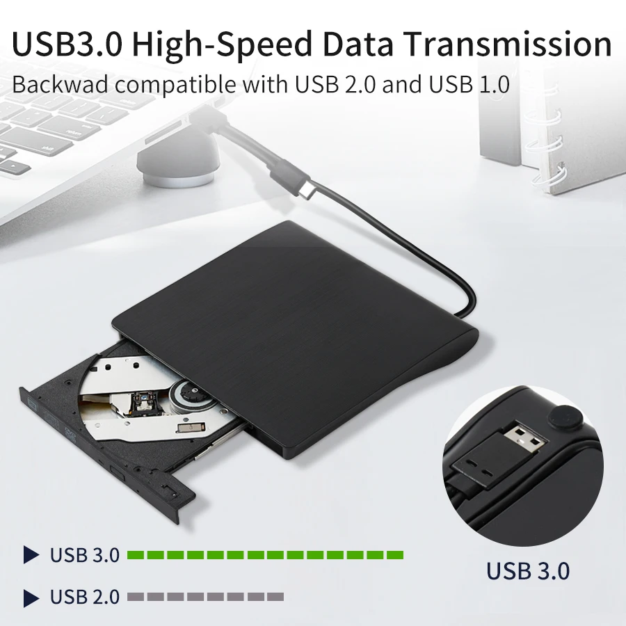 USB 3.0 Type-C DVD Burner 2-in - Usb Sound Card External recension och pris