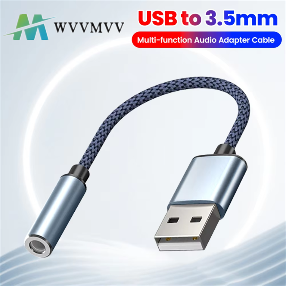 USB to 3.5mm Audio Jack Adapte - Usb Sound Card External recension och pris