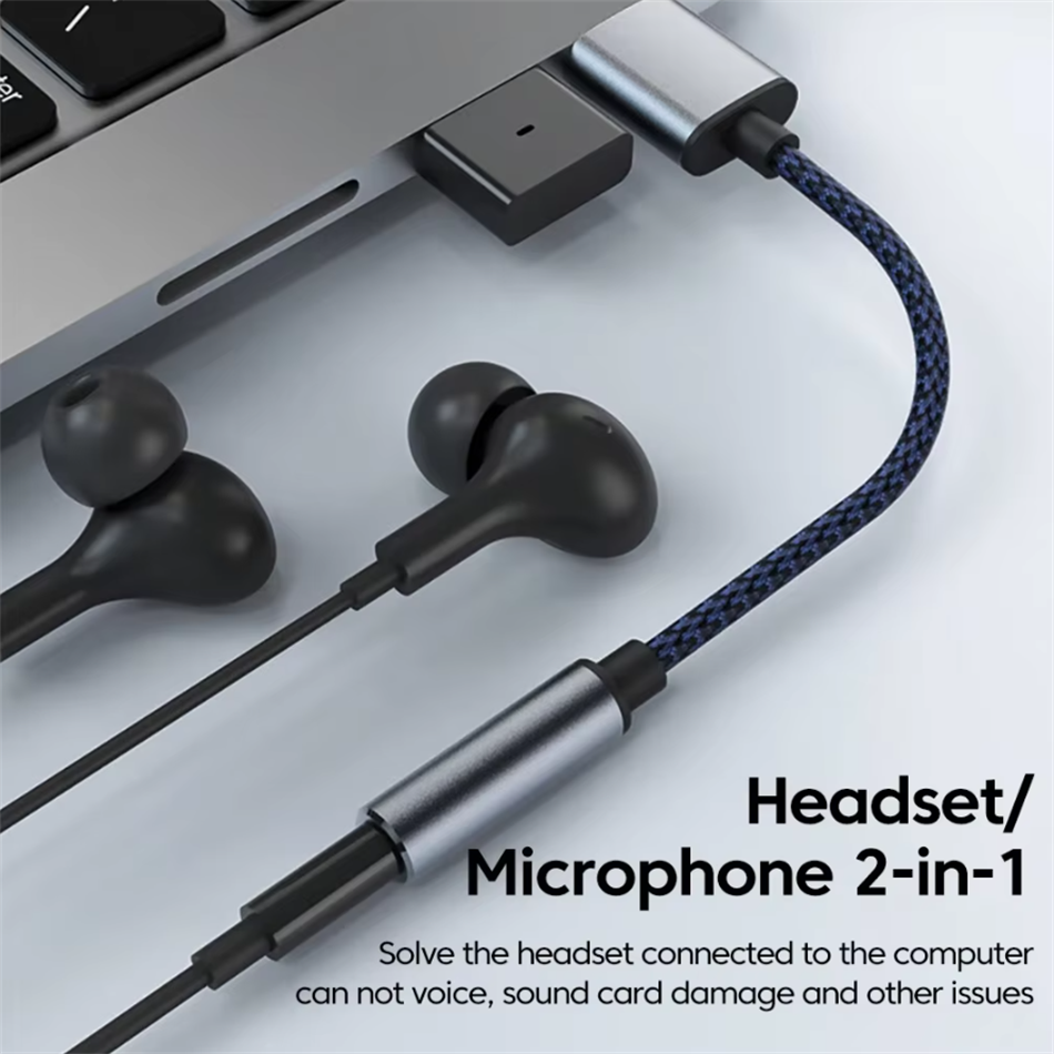 USB to 3.5mm Audio Jack Adapte - Usb Sound Card External recension och pris